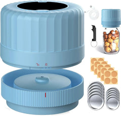 Vacuum seal for jars set with Mason jar lids and accessories