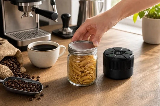 mason jar vacuum sealing time
