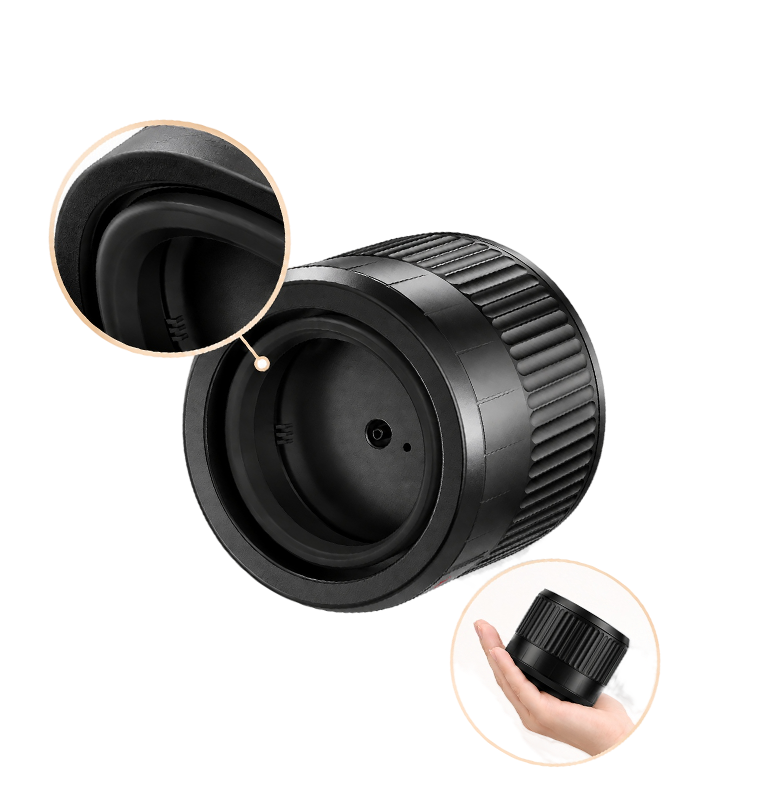 Electric jar sealer with one-piece gasket
