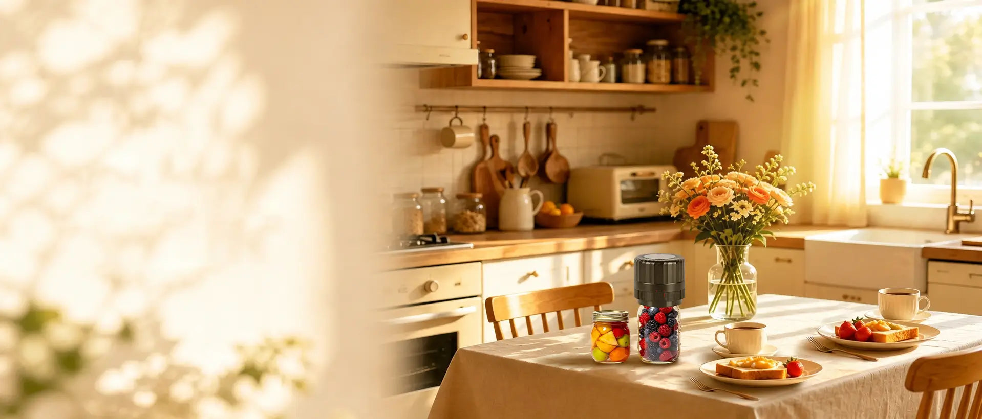 HTPOW Electric Mason Jar Vacuum Sealer