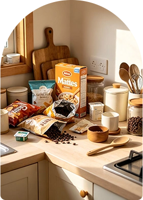 Messy Kitchen Counter