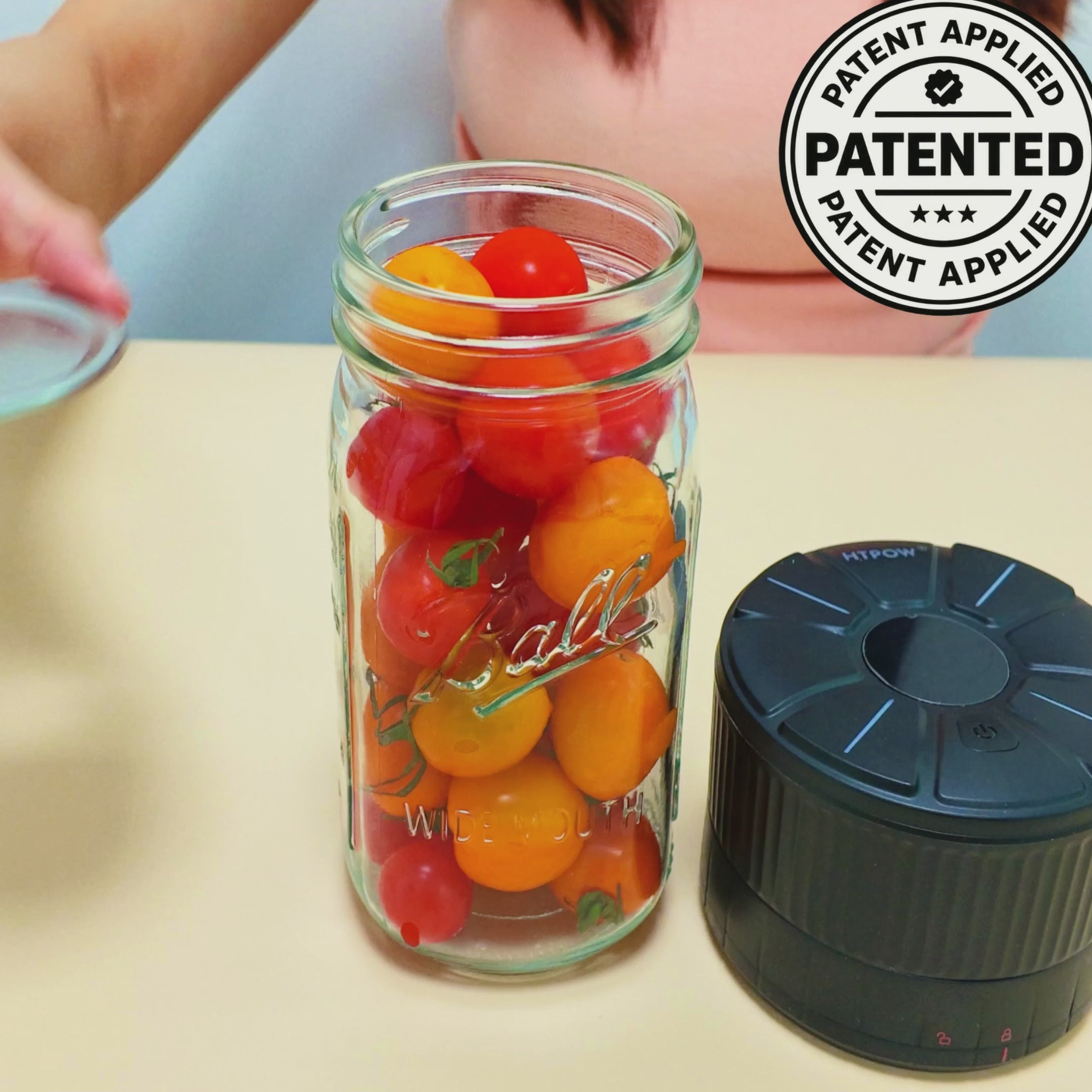 HTPOW VP17 Automatic Mason Jar Vacuum Sealer