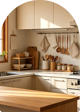 unfinished kitchen space
