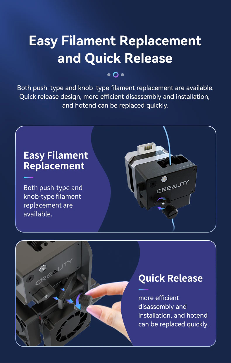 creality nozzle size