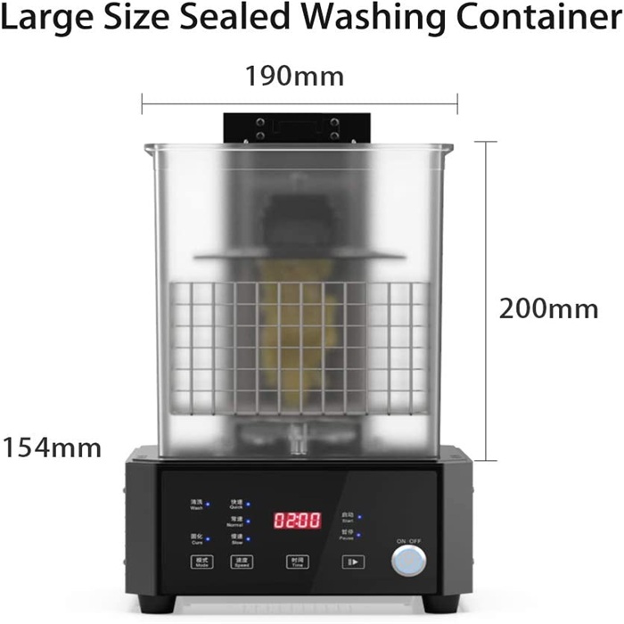 creality uw-01 wash station container