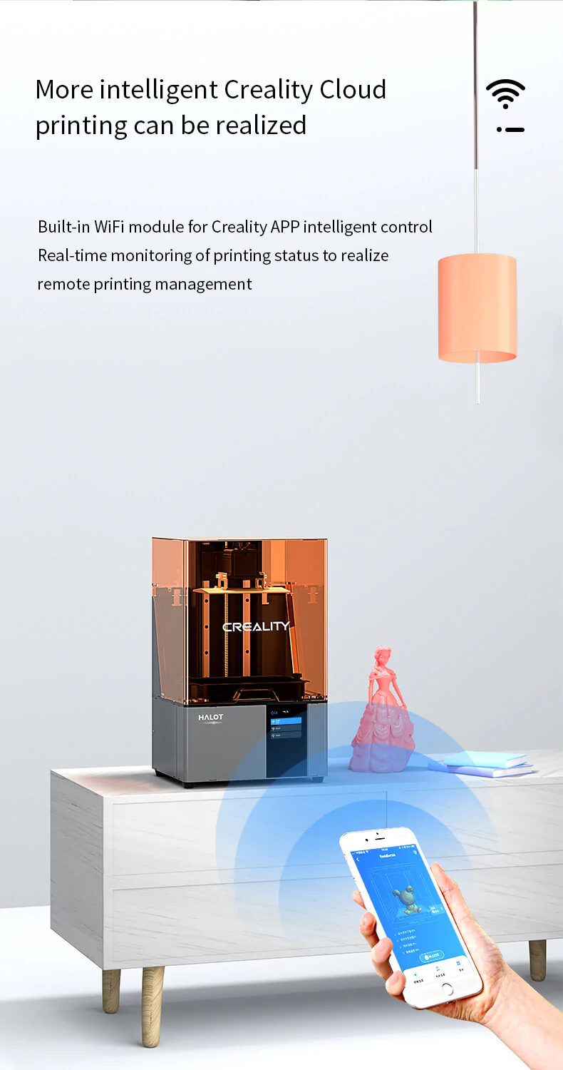 creality halot-sky resin 3d printer