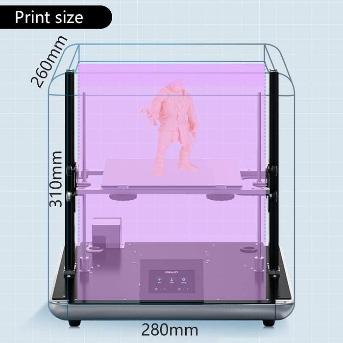 creality sermoon d1 3d printer review