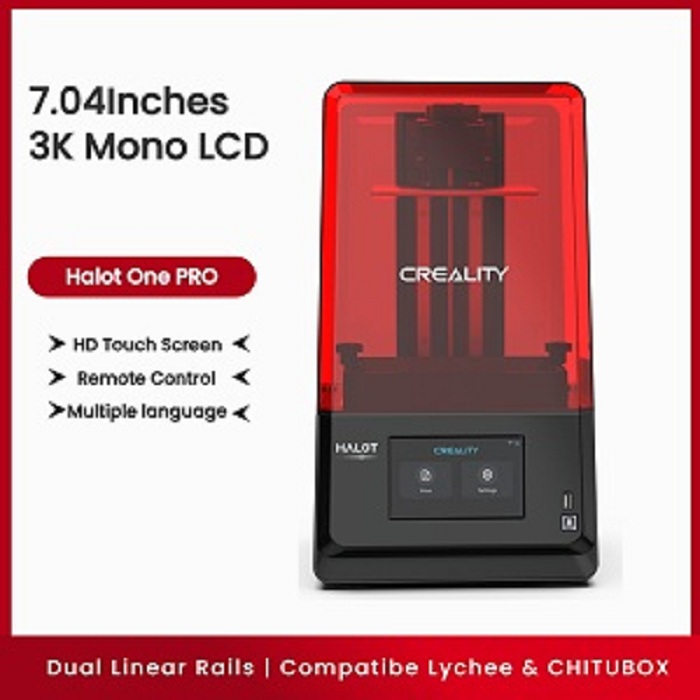 Creality HALOT ONE PRO Resin 3D Printer with Wifi Connect,Remote Monitoring, Z-axis with Dual Linear Rails