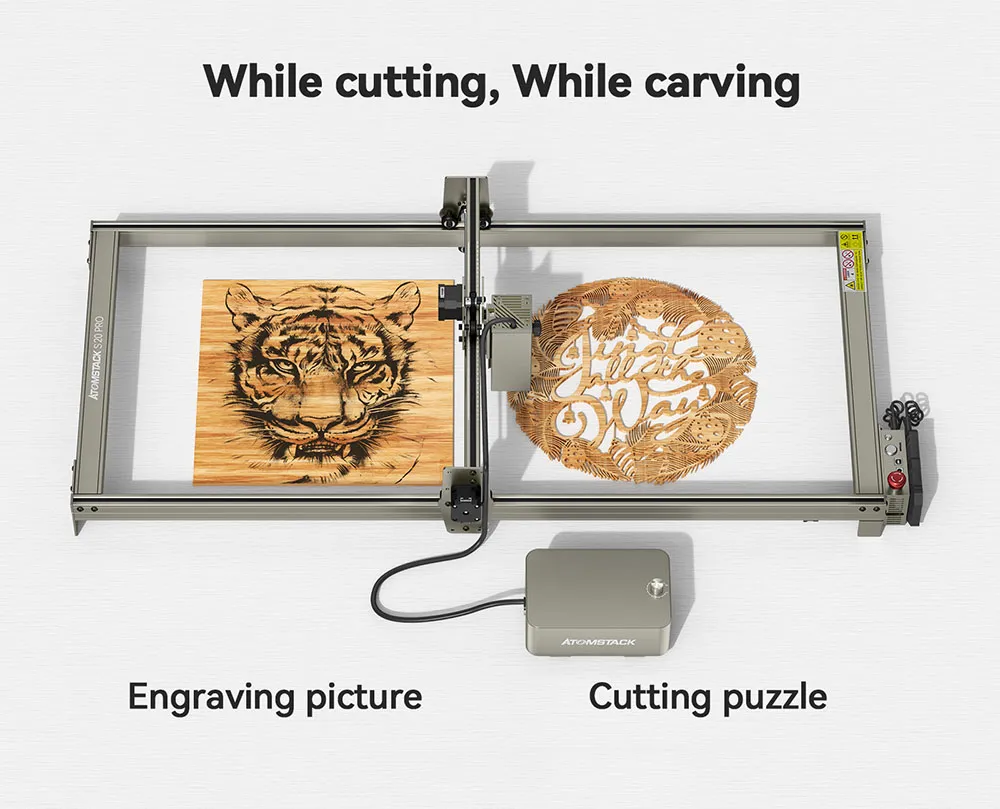 engraving area extension kit assembly