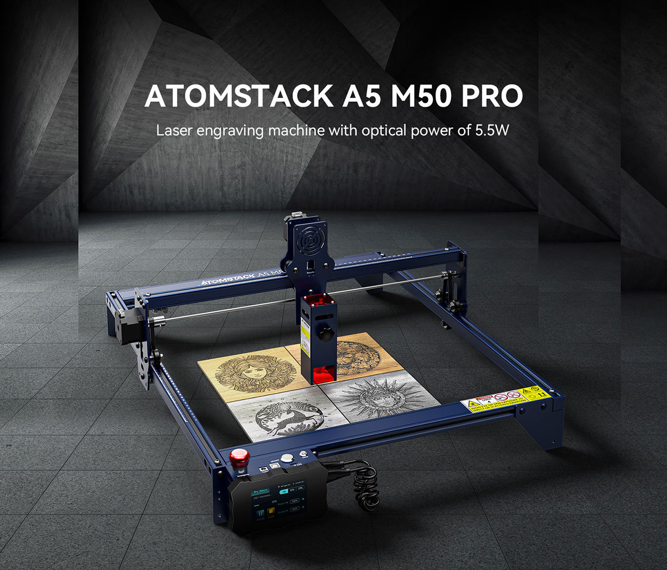 atomstack a5 m50 pro 40w laser engraver