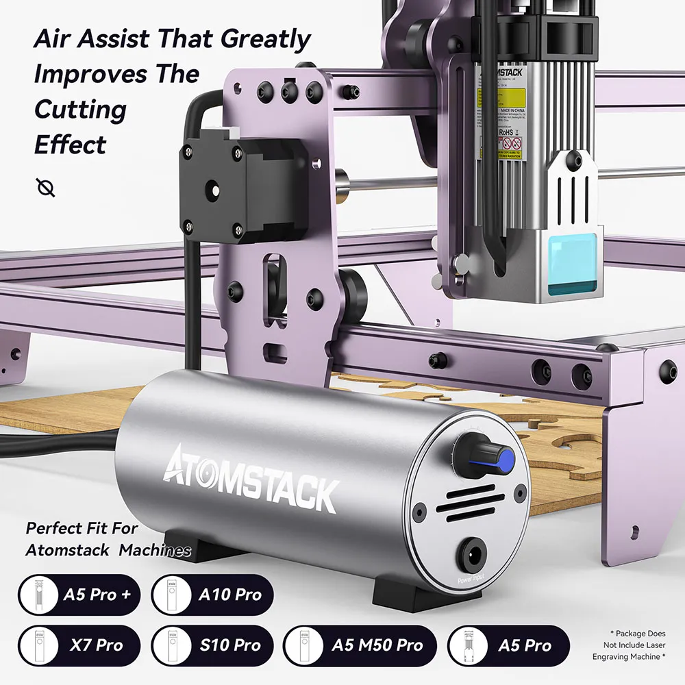 atomstack laser engraving air asist kit