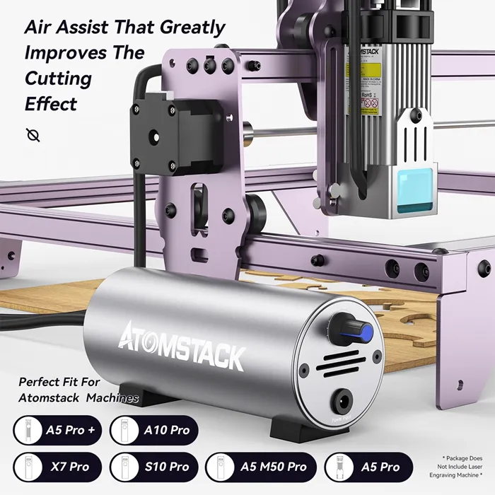                  Atomstack S10 Pro Air Assist                 