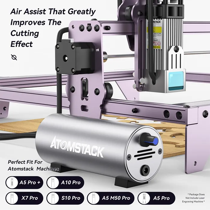 Air Assist System Accessories for Atomstack Laser Engraver