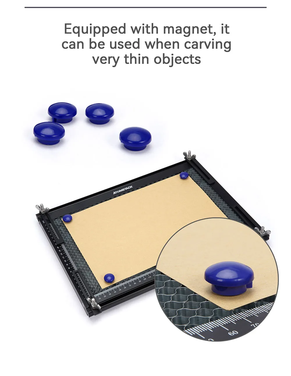 f1 laser honeycomb worktable with fixtures