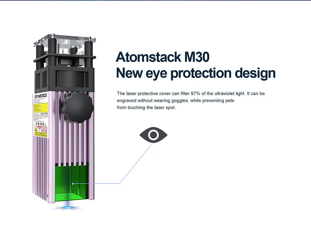 m30 30w laser module adapter