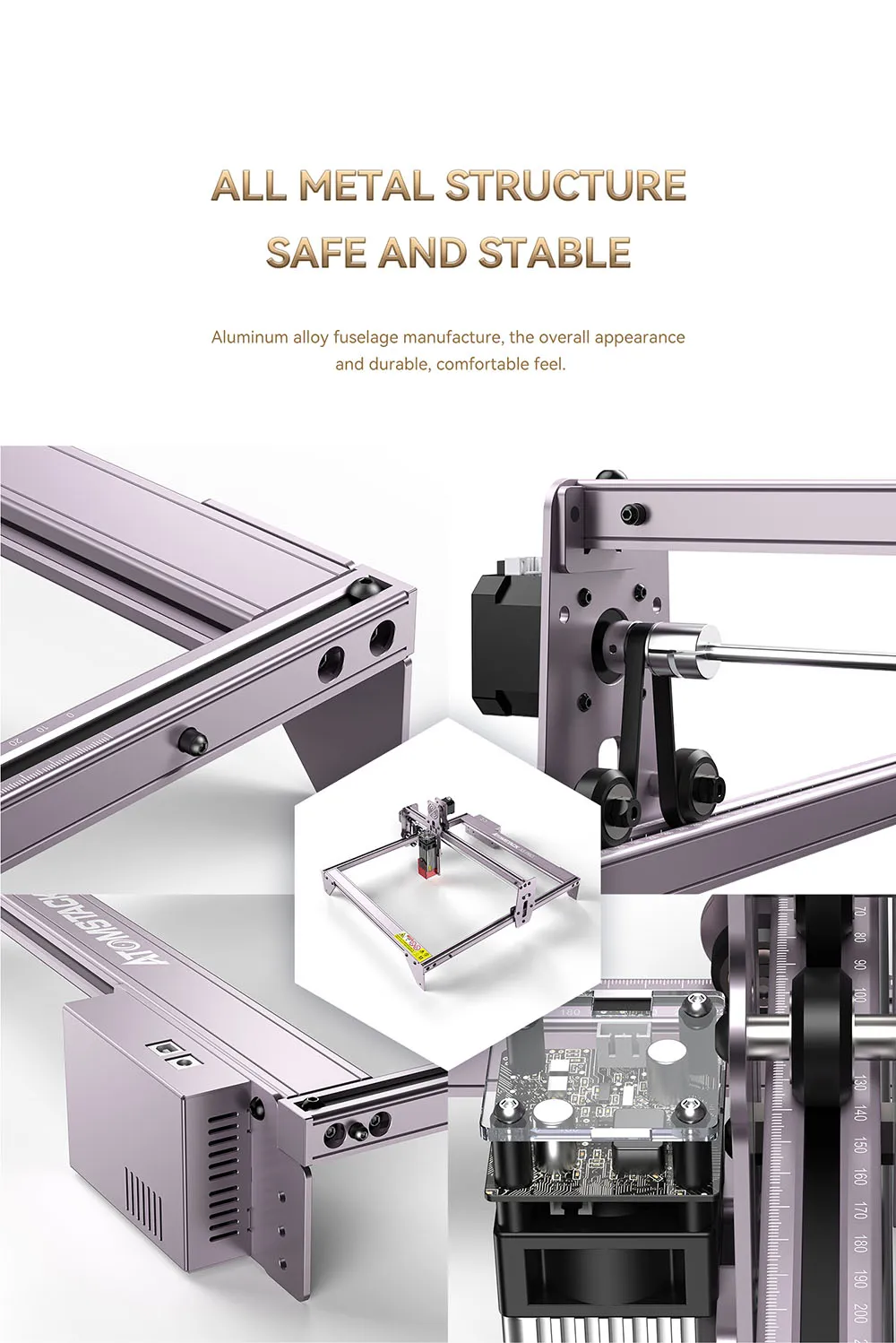 atomstack a5 pro laser wood cutter