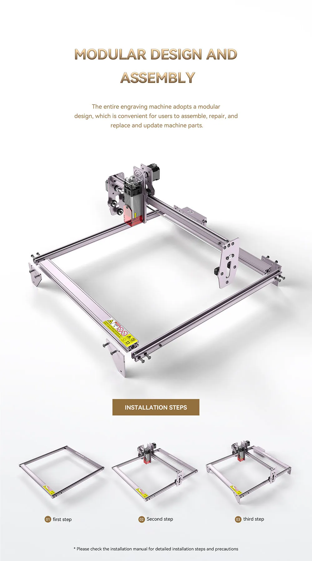 atom stack a5 pro 40w cnc laser cutter