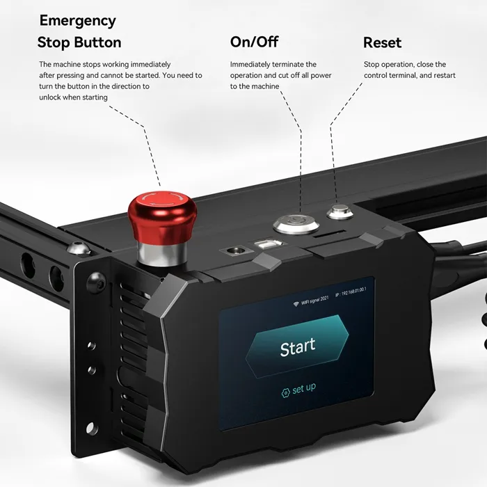 ATOMSTACK A10 Pro 150W Effect CNC Laser Engraver Cutter Engraving Cutting  Metal Arcylic Wood Leather 10W Laser Output