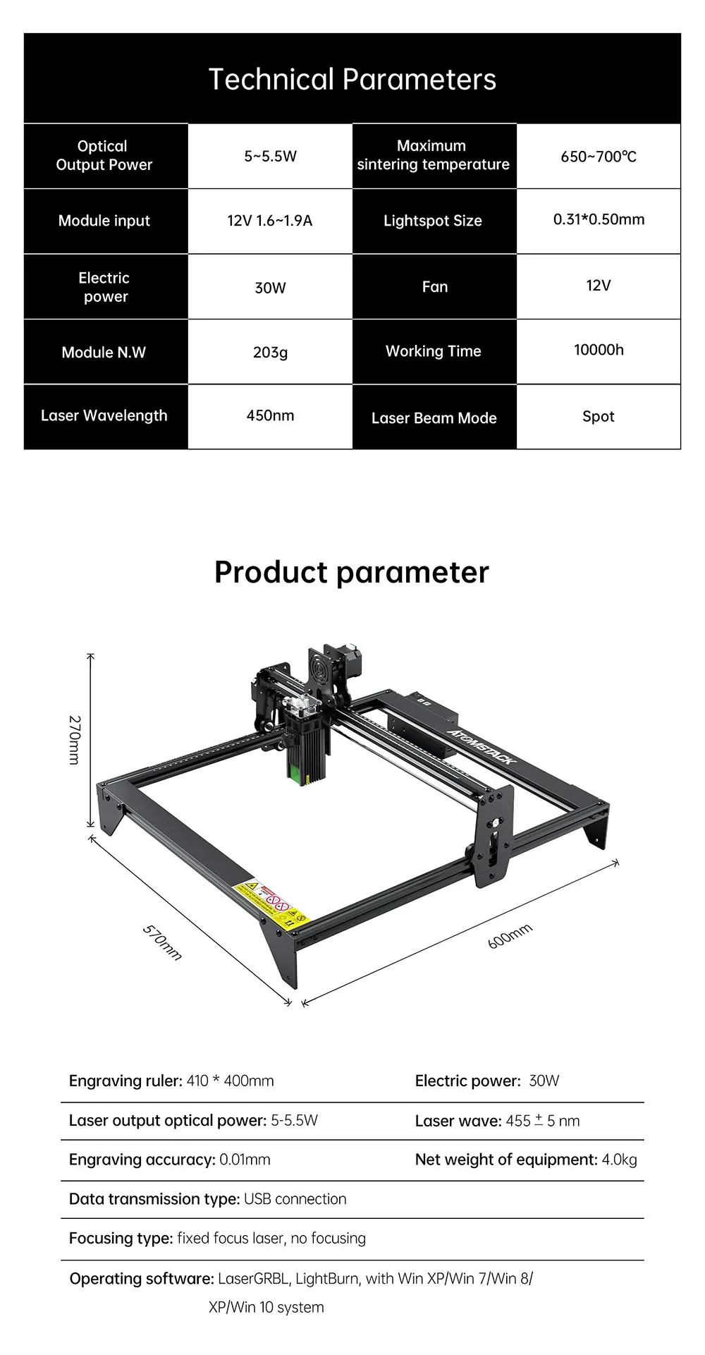 a5 pro laser cutter machine