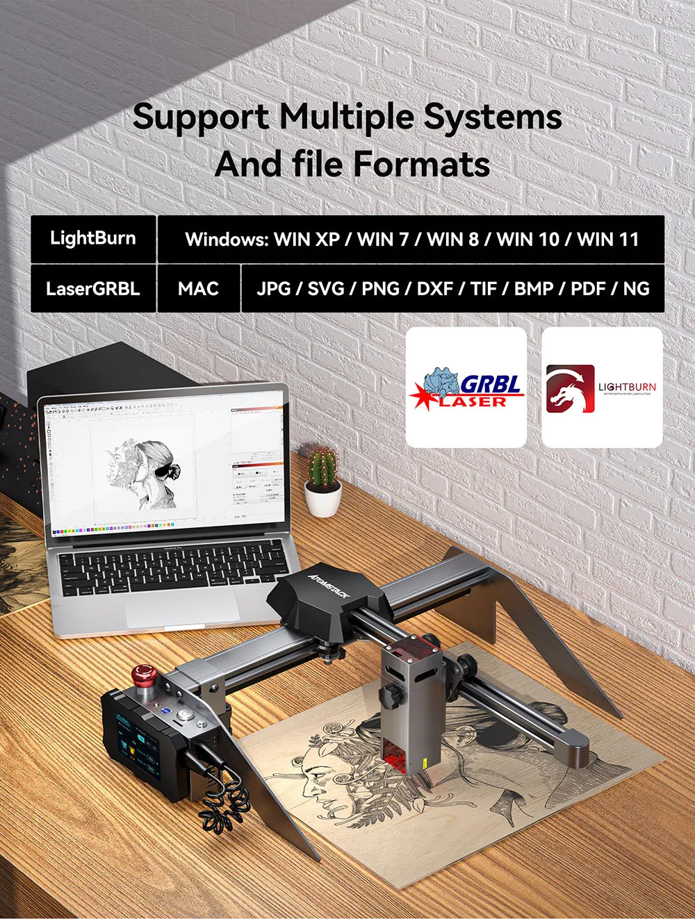 powerful atomstack p9 m40 laser engraver