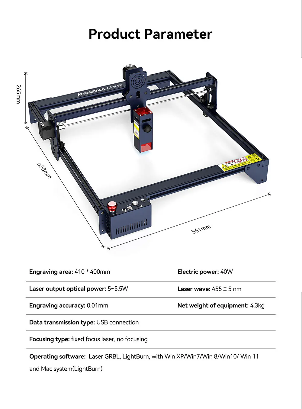 a5 m50 laser cutter and engraver