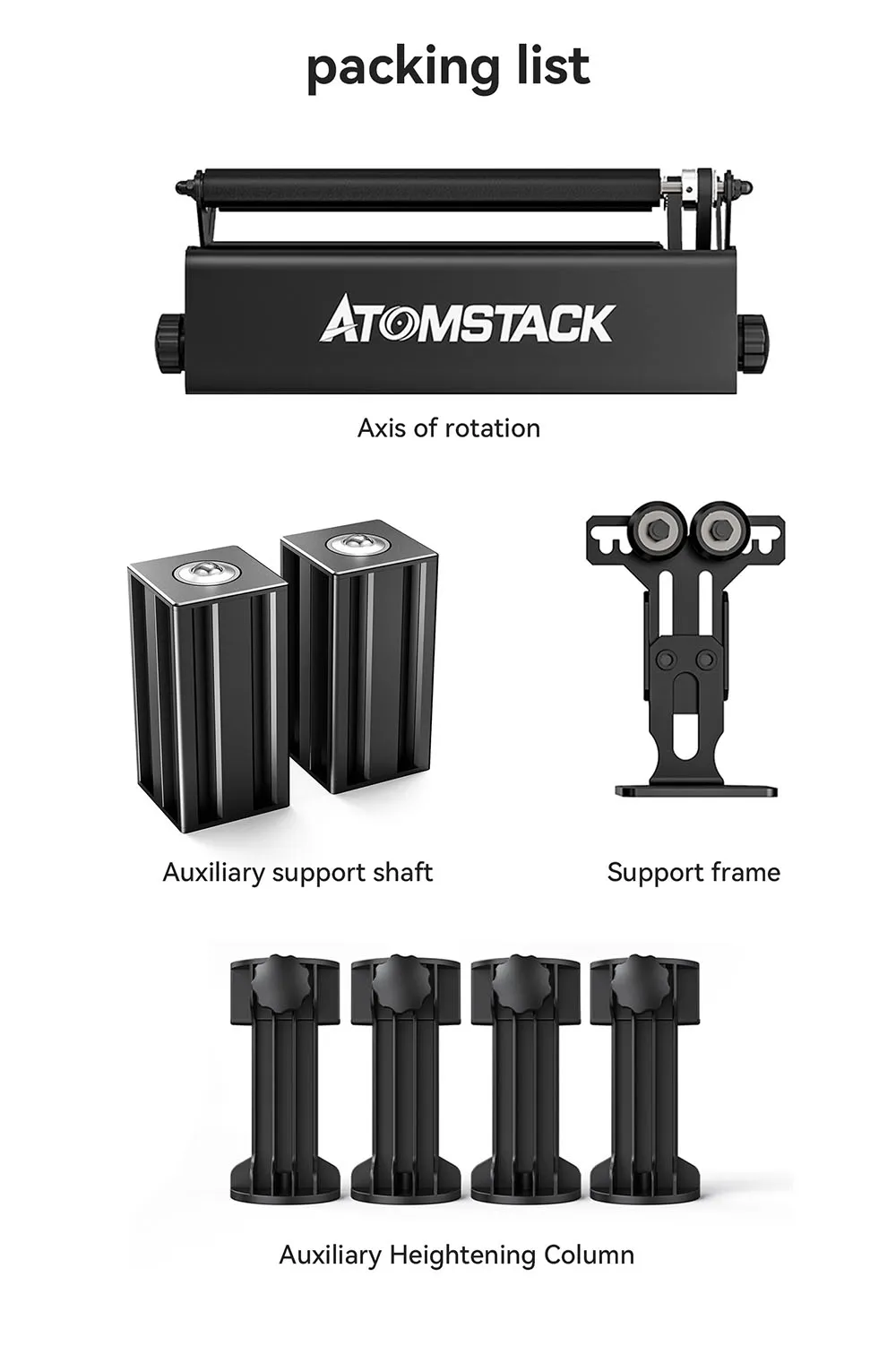 upgraded atomstack r3 pro rotary roller
