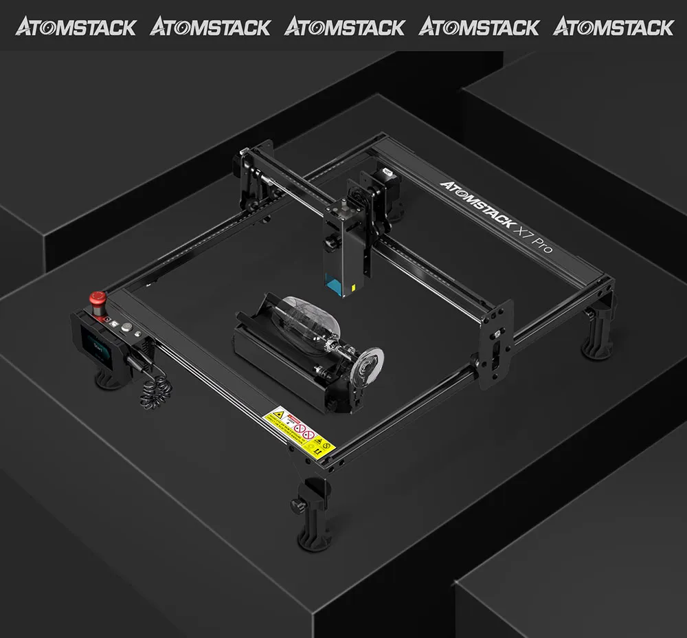 atomstack r3 pro automatic laser rotary roller