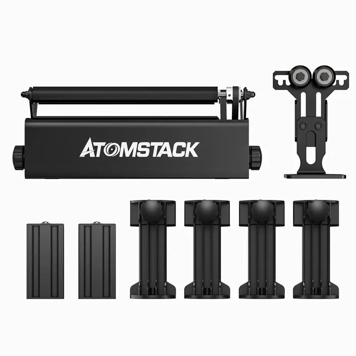 Atomstack R3 Pro Automatic Y-axis Rotary Roller Engraving Module