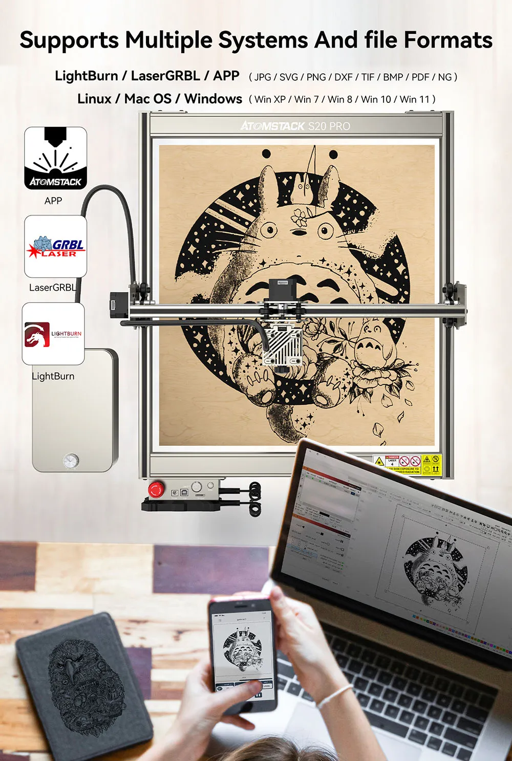 atomstack s20 pro laser cutter