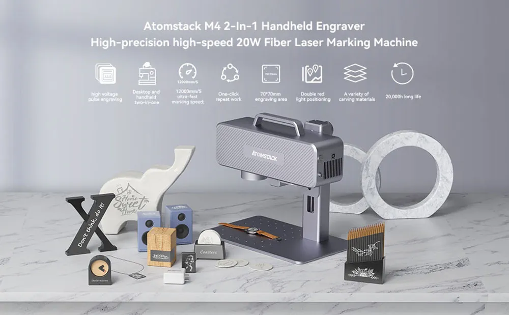 m4 desktop marking machine