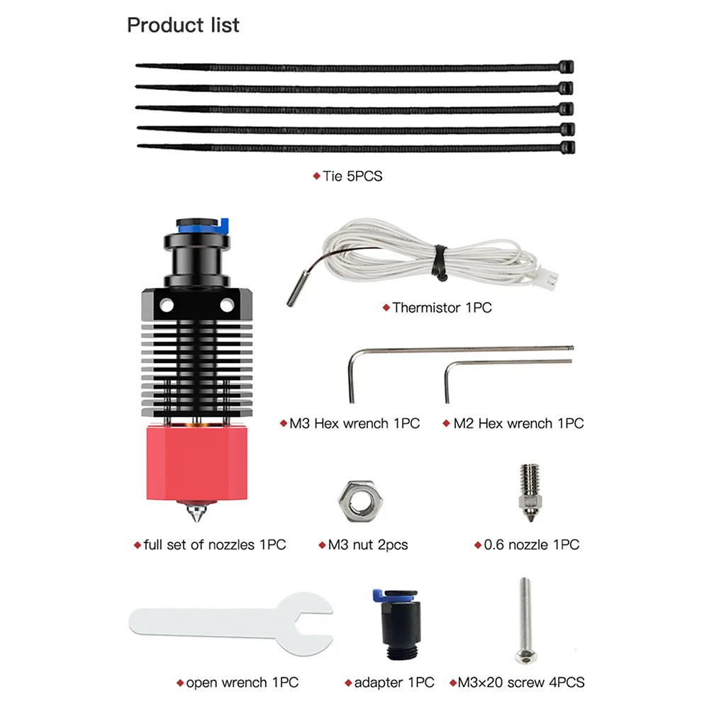 creality spider all metal hotend