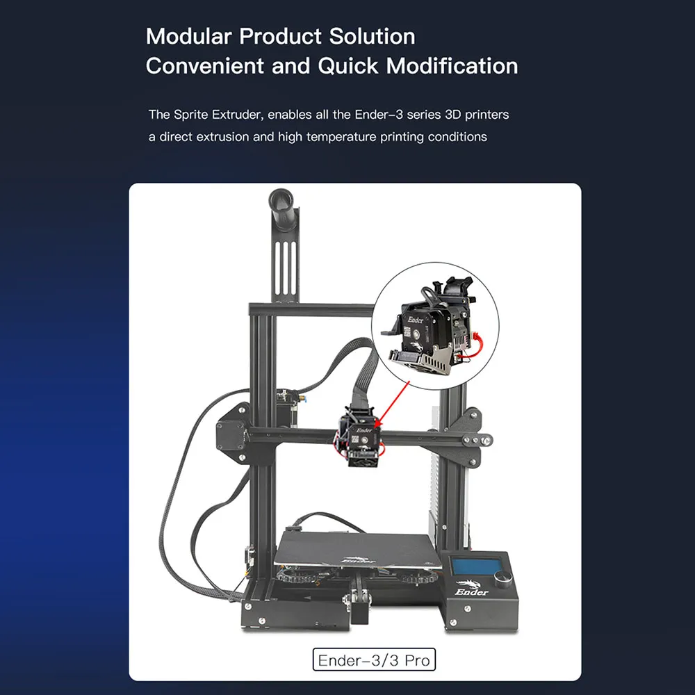 creality sprite extruder upgrade