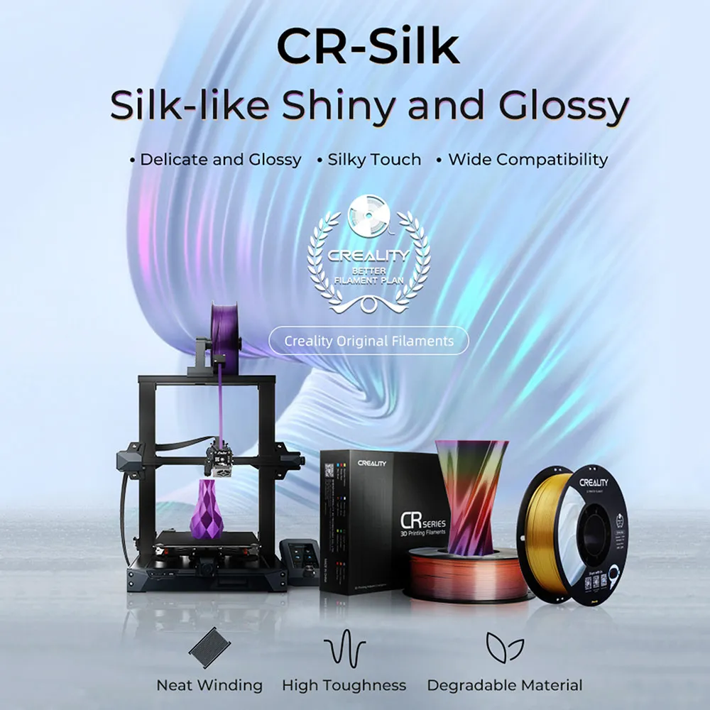 CR-PLA Silk 3D Printing Filament