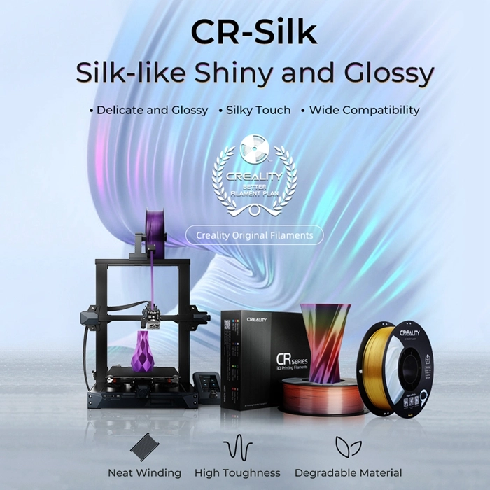 Creality CR-PLA Silk 3D Printing Filament for 3D Printer