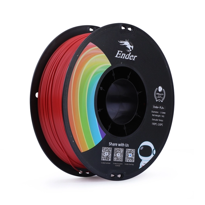 Creality Ender-PLA+ Filament 1.75MM for 3D Printer Smooth Feeding 40-100mm/s Printing Speed High Toughness