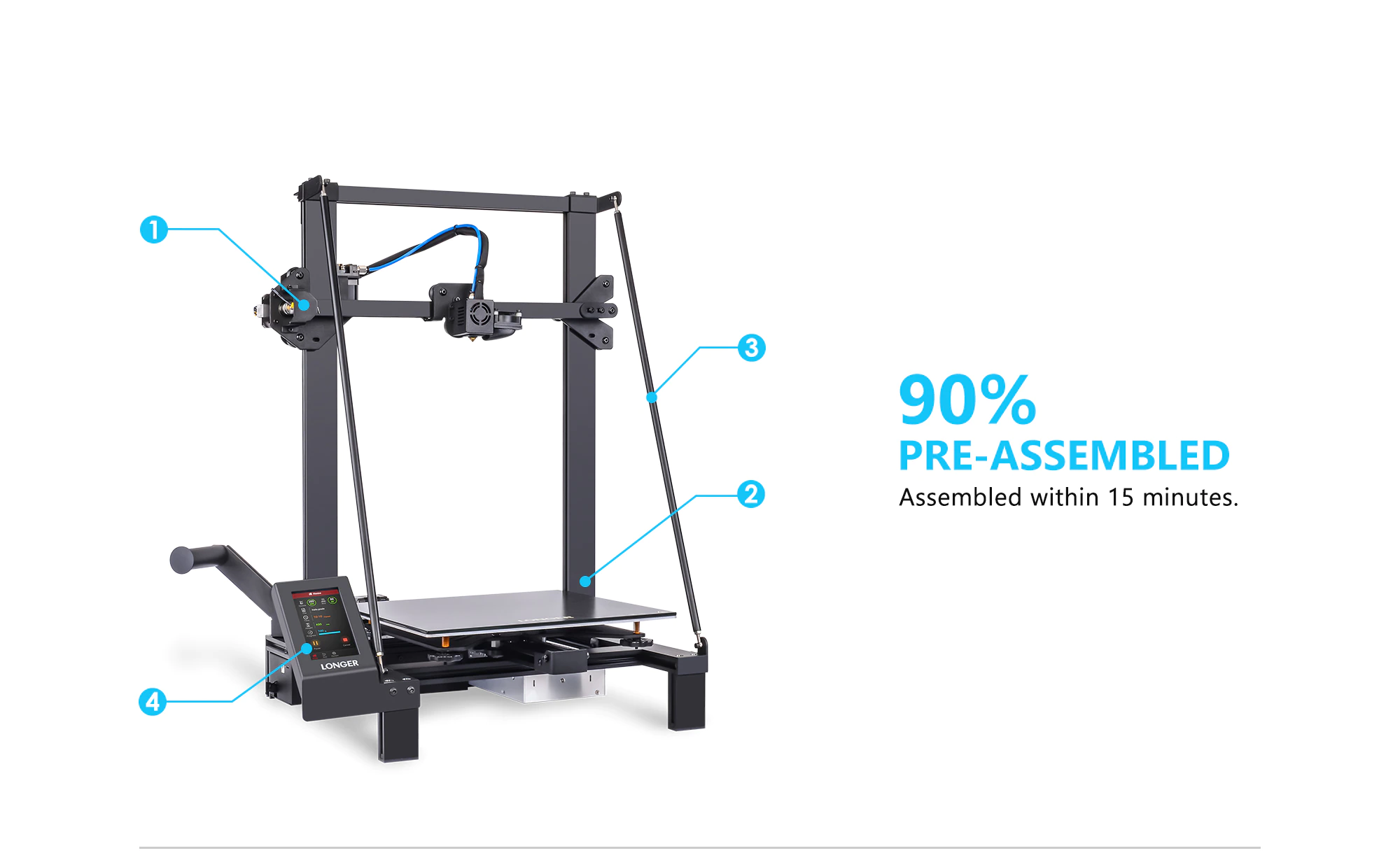 longer lk5 pro 3d printer review