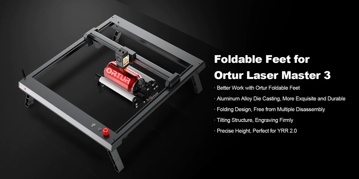 Foldable Feet For Ortur Laser Master 3