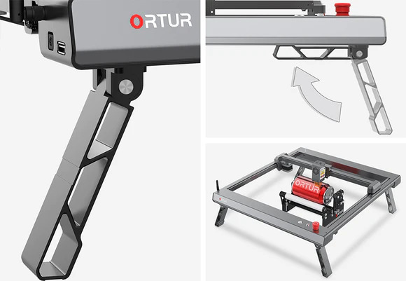 ortur laser master foldable feet