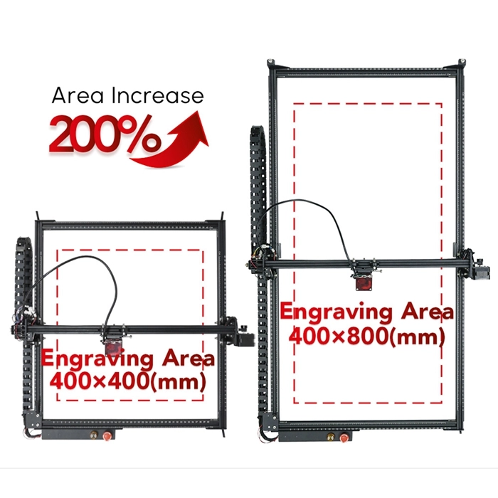         Engraving Area 800*400mm Ortur Expansion        