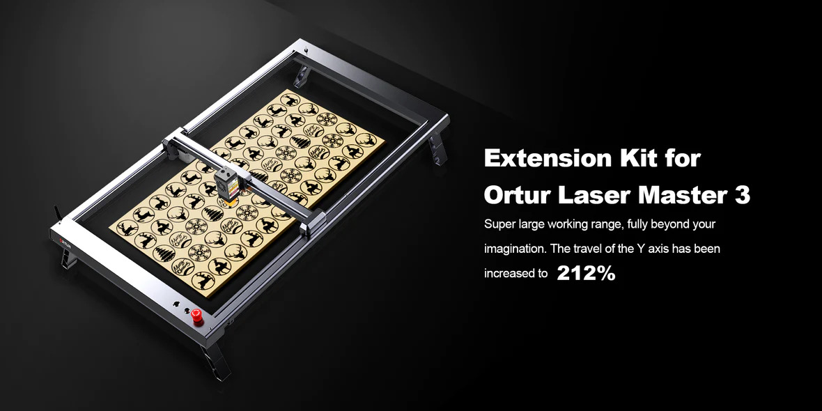 Ortur Extension Kit for k40 Laser Master 3 Series (ETK2.0)