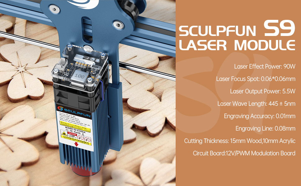 sculpfun S9 laser engravers & cutters