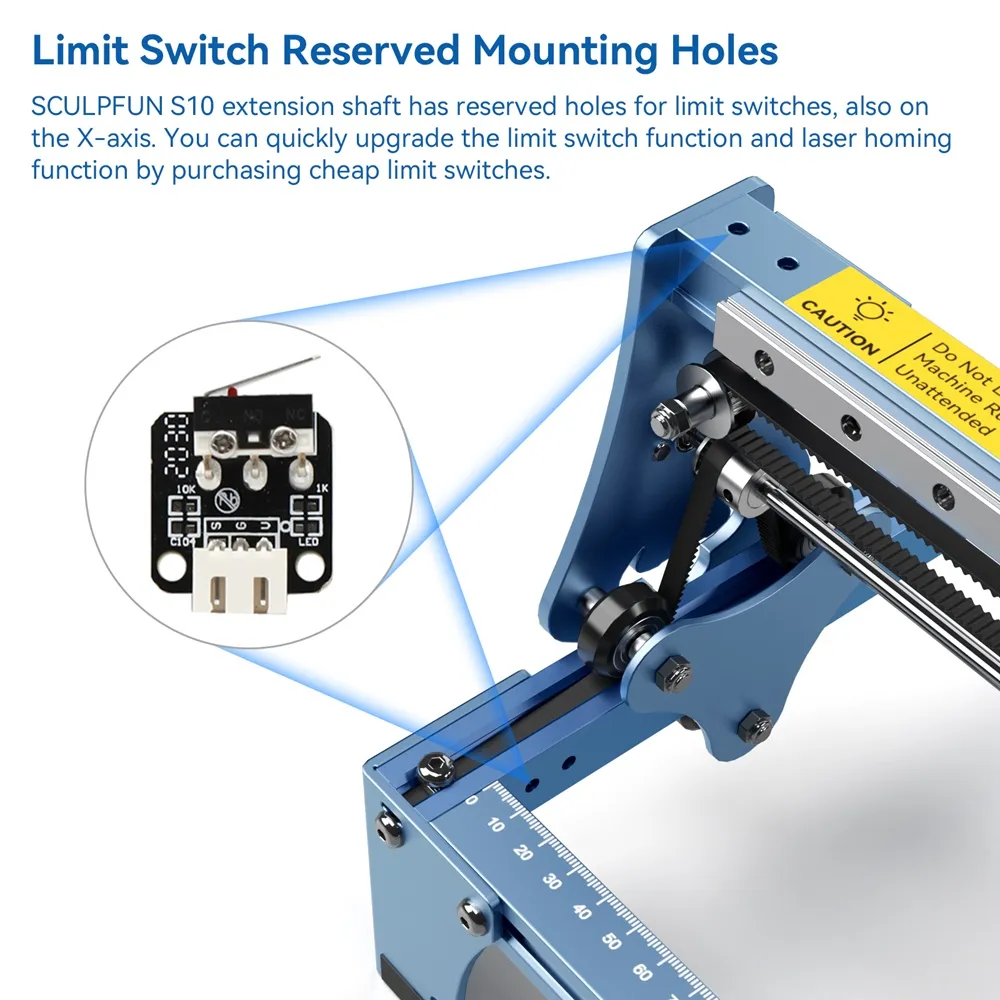 SCULPFUN Standard Limit Switch for S9/S10/S30 / S30 Pro/ S30 Pro Max