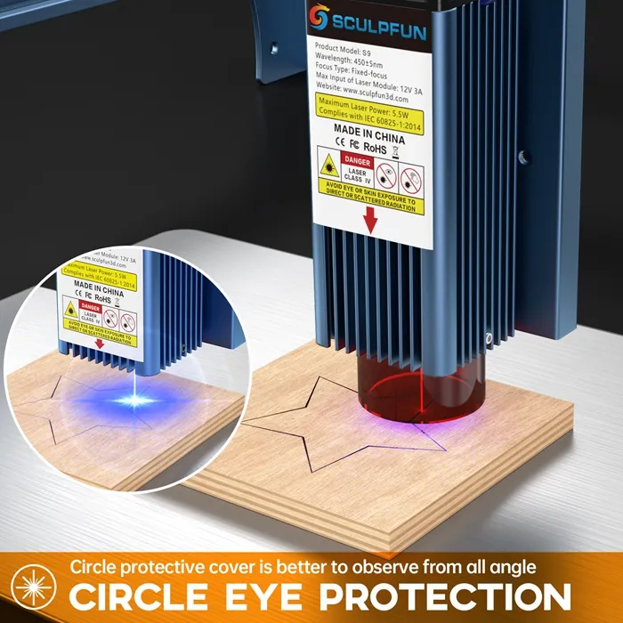         sculpfun s9 laser module compatibility        