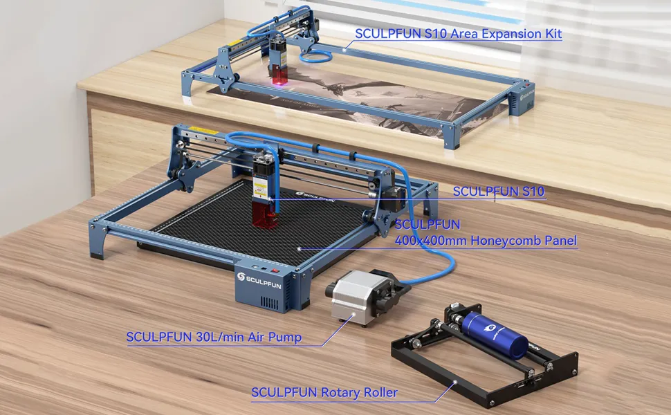 sculpfun S10 laser engraver for wood