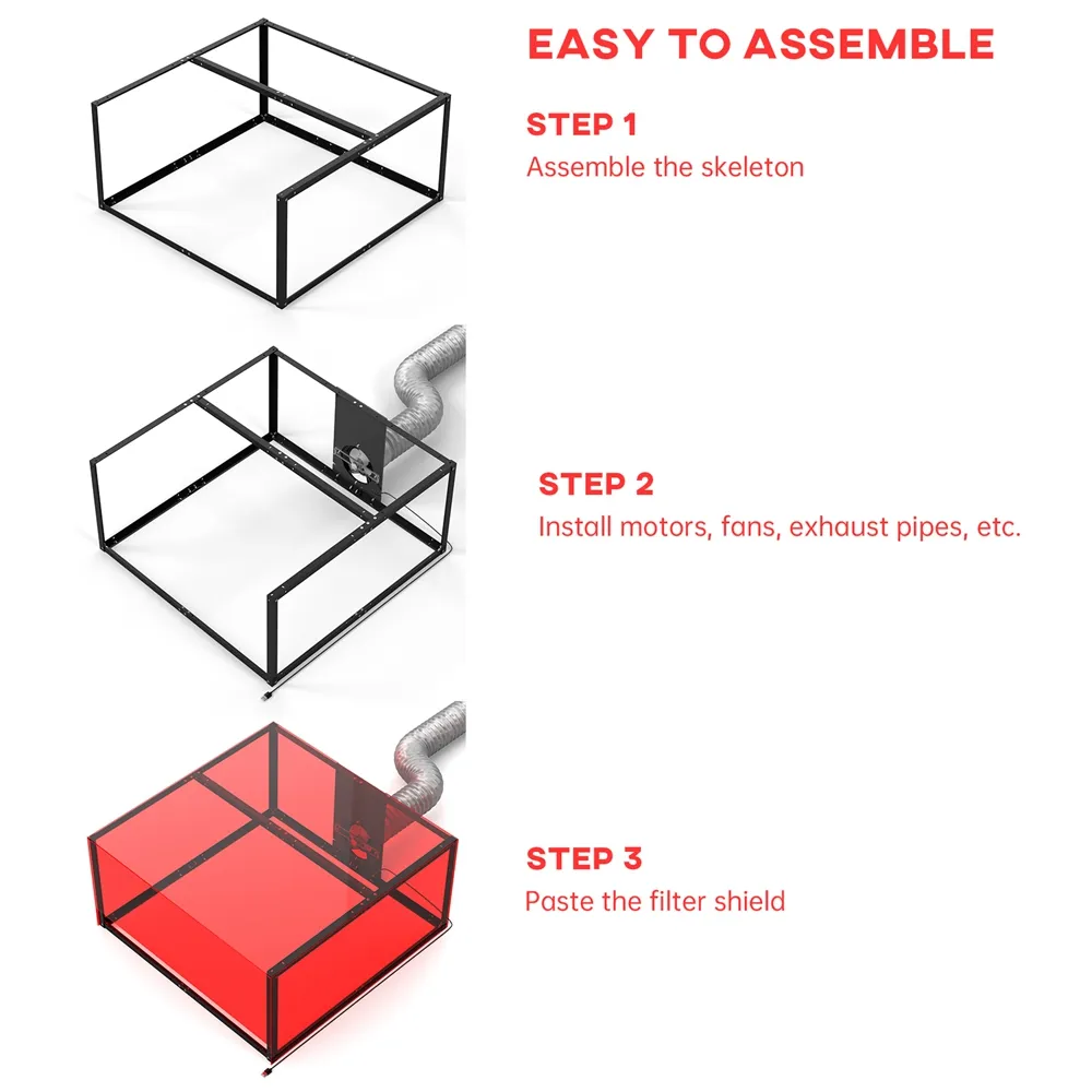 laser enclosure material