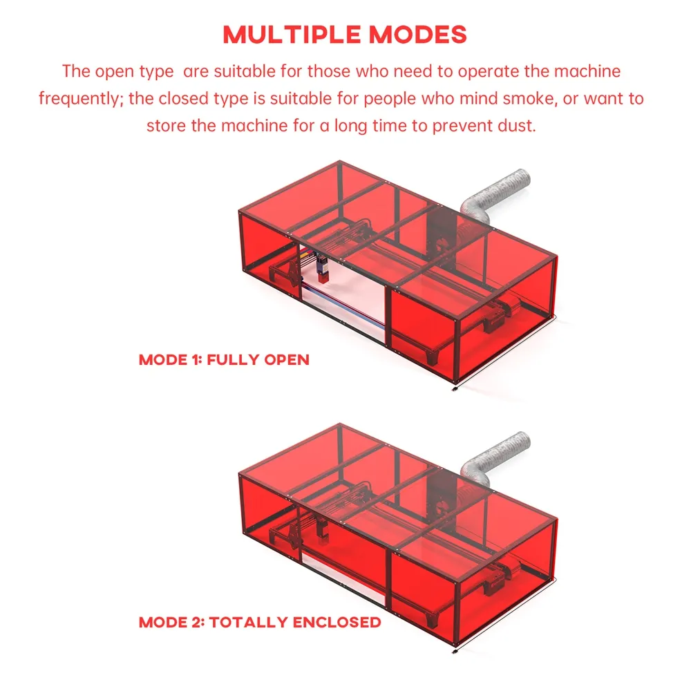 laser enclosure box