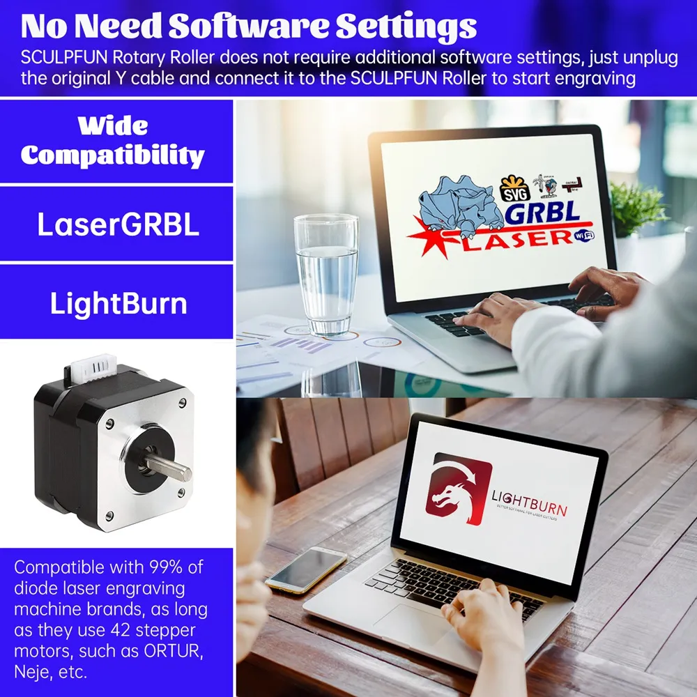 sculpfun laser rotary roller battery