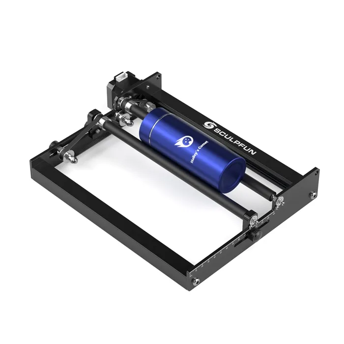 SCULPFUN Laser Rotary Roller for Laser Engraver With 4 Raising Feet Support Diameter 6-150mm