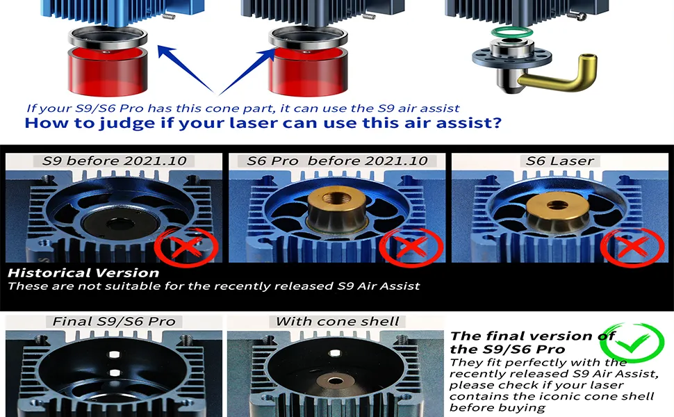 S9 Air Assist Kit S9 Laser Engraver