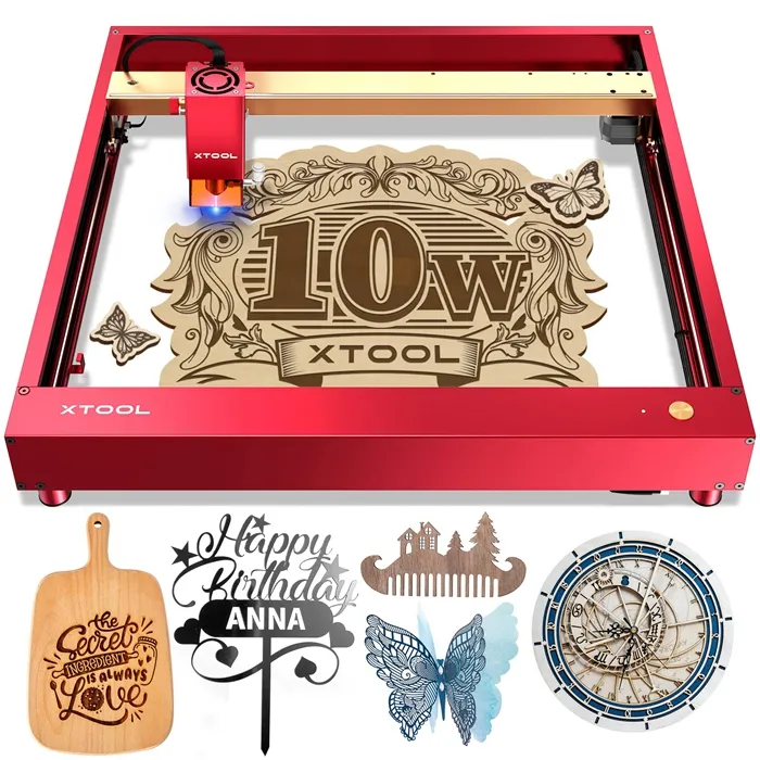 xTool D1 Pro Laser Engraver 10W Output Power Ultra Accurate And Fast Laser Cutter DIY Master